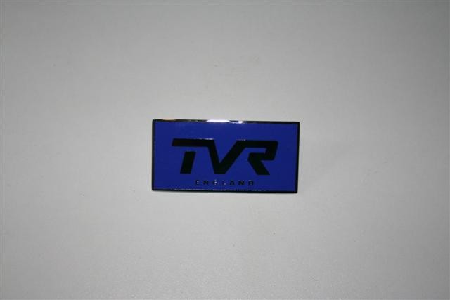 TVR motorkap embleem, blauw