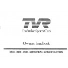TVR 350i owners manual