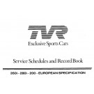 TVR 350I service record book